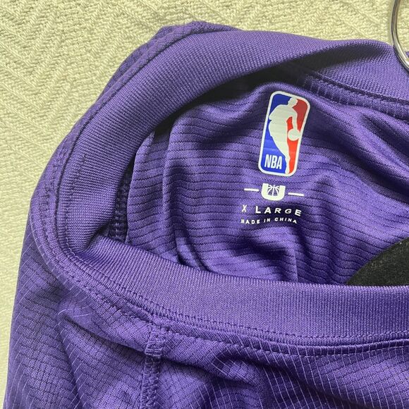 Los Angeles Lakers T-Shirt Mens XL Purple Short Sleeve Logo Tee NBA Reflective - Picture 6 of 8